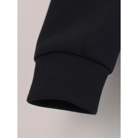 Men's Oversized Hooded Sweatshirt with FREEDOM Print & Flag Patch - Heavy-Duty Winter Warmth, Loose Fit Streetwear Pullover, Kangaroo Pocket, Drawstring Hood, Machine Washable Casual Sweater (Locally Shipped)