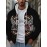 [Men's Motorcycle Hoodie] Black Men's Motorcycle Graphic Hoodie - 