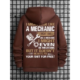 [Pullover for Casual Attire] Thick Warm Solid Color Hooded Sweatshirt | Casual Loose Fit Sweater with Front Pocket, Machine Washable for Fall Winter (Solid Color Options)