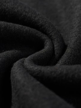 Men's Heavyweight Hoodie - 310g Blend Pullover Hooded Sweatshirt, Country Graphic Back Print, Machine Washable Streetwear for Fall Winter Spring - Black Hoodie for Men, Casual Wear, Statement Sweatshirt, Cozy Material, Long Sleeve Top, Casual Dressers