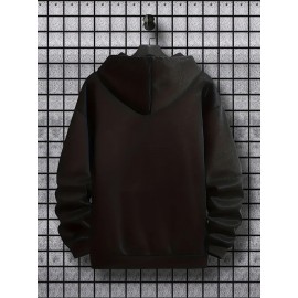 Men's Black Christmas Hooded Sweatshirt with Clark 