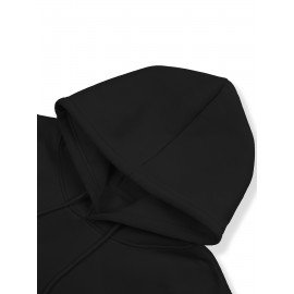 Men'S Funny Sarcastic Text Print Hooded Sweatshirt - 