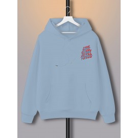 [Cozy Graphic Hoodie] Cozy Polyester Men's 