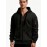 [Men's Zip-Up Hoodie Jacket] Men's Zip-Up Hoodie Jacket with Full-Zip Closure - Dark Grey/Black Athletic Outerwear, Arm Pockets - Lightweight Gym, Casual & Everyday Coat for Workouts, Outings - Spring/Fall Layering Essential, Workout Clothing, Sporty Design, Comfortable Fit, Zipfront Sweatshirt, Fitness Enthusiasts