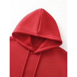 Men's Custom Photo/Text Hooded Sweatshirt - Personalized Logo & Photo Printing, Casual Loose Fit Pullover with Your Own Design, Machine Washable for Casual Attire, Events, Team Uniforms & Promotional Branding