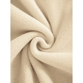 Men's Thick Fleece-Lined Winter Knit Sweater - Red with White Asian Calligraphy Print, Loose Fit Round Neck Casual Pullover, Machine Washable, Knit Sweater, Cozy Warm Clothing, Soft Texture Apparel