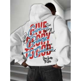 [Cozy Graphic Hoodie] Cozy Polyester Men's 